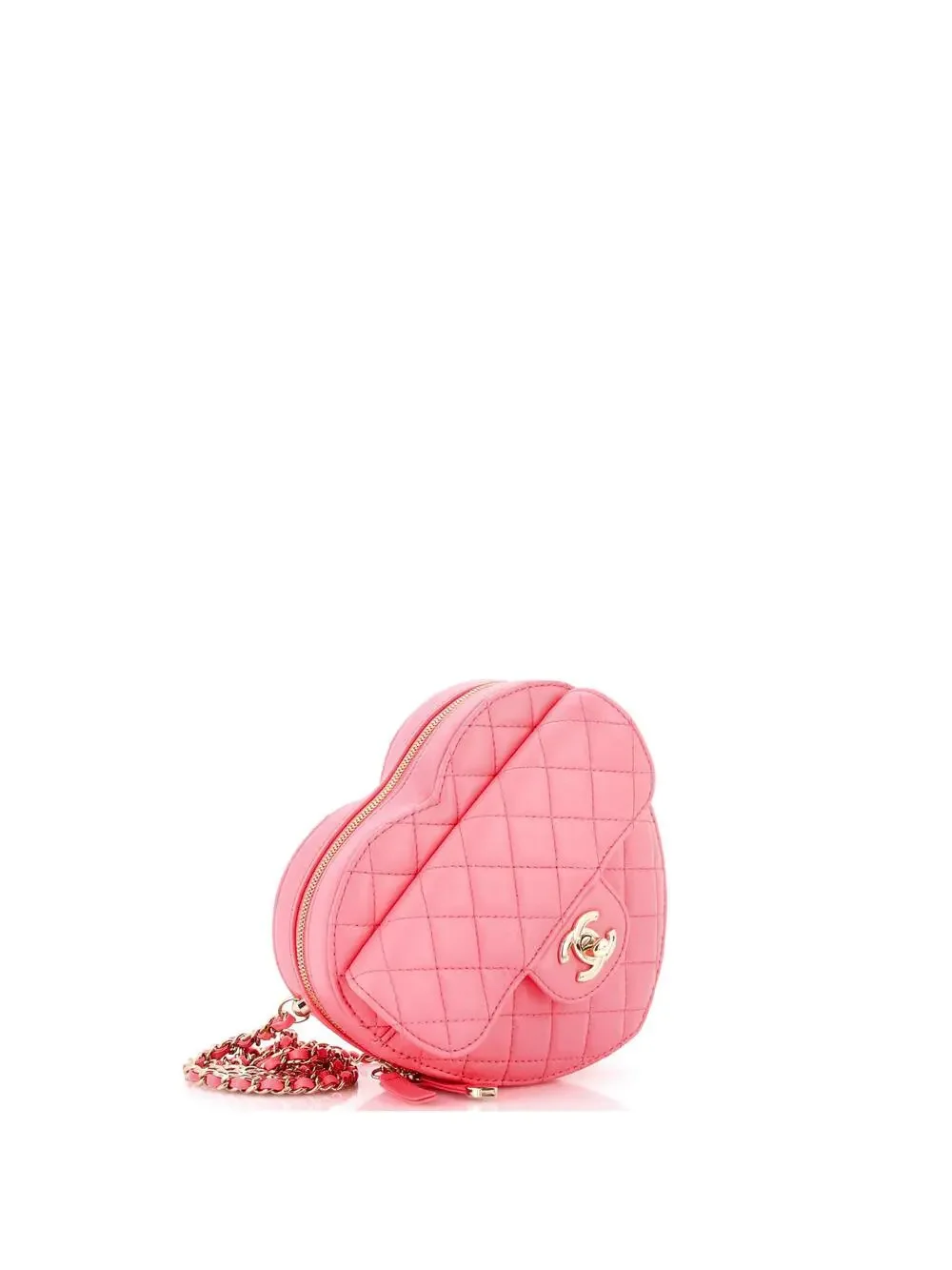 Chanel Cc In Love Heart Bag Quilted #258028C48B